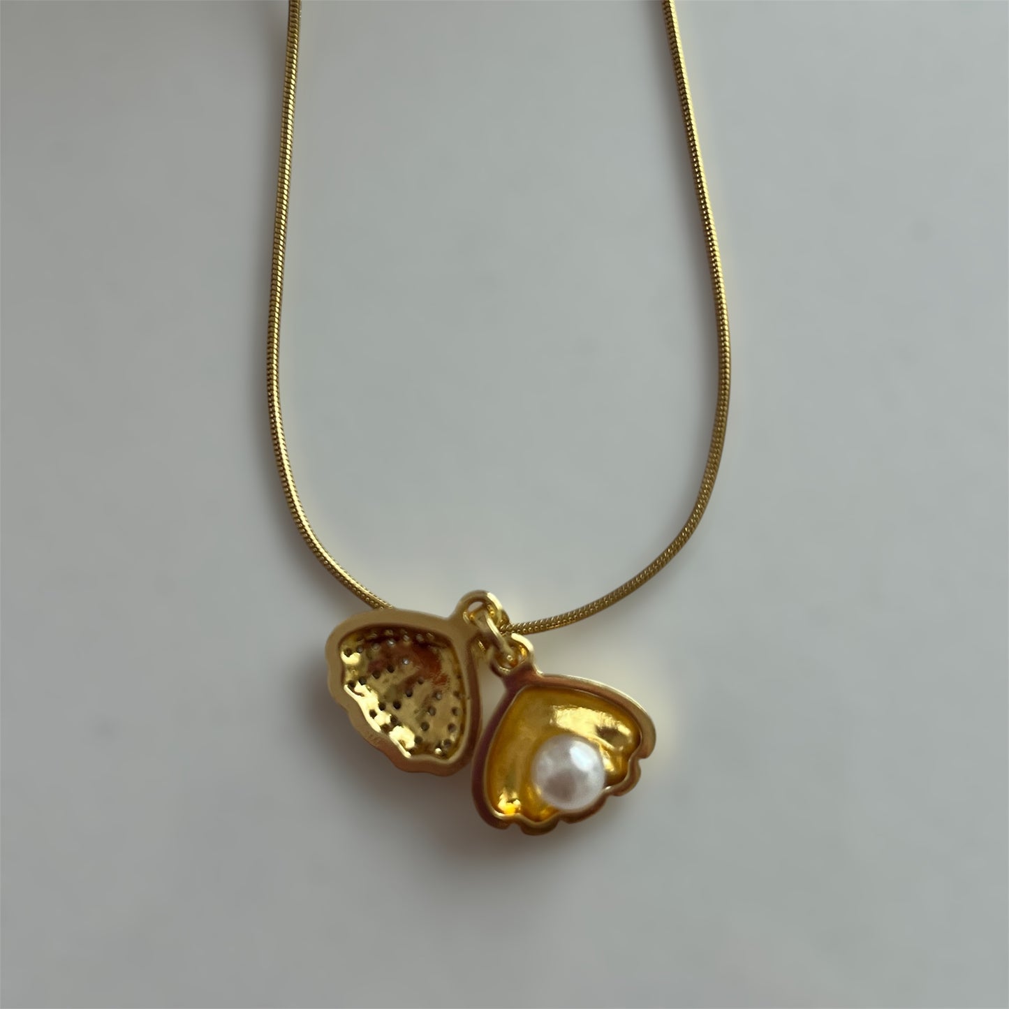 İncili İstiridye Kolye