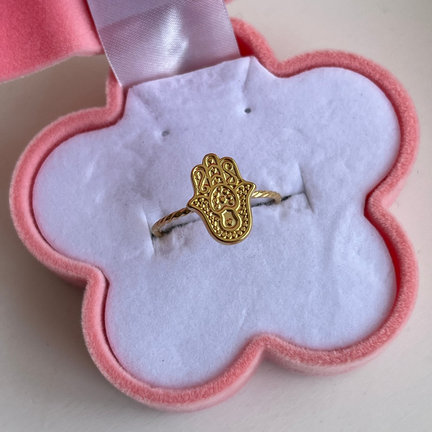 Gold Hamsa Yüzük