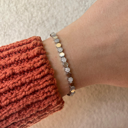 Silver Petek Bileklik