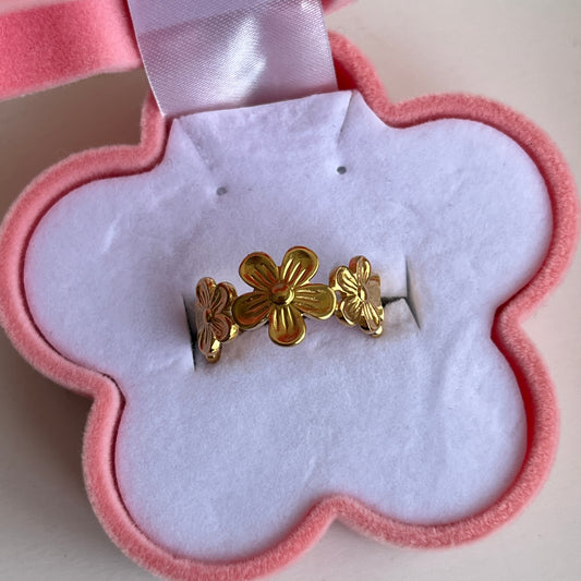 Gold Flower Yüzük