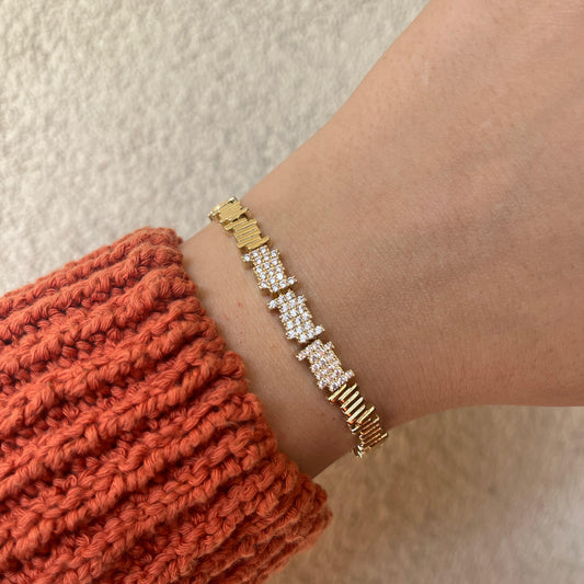 Taşlı Ritim Bileklik