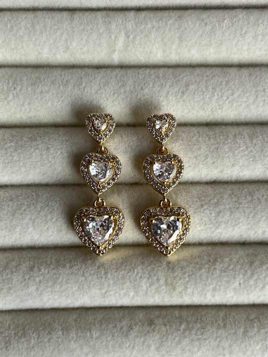 Heartness Gold Küpe